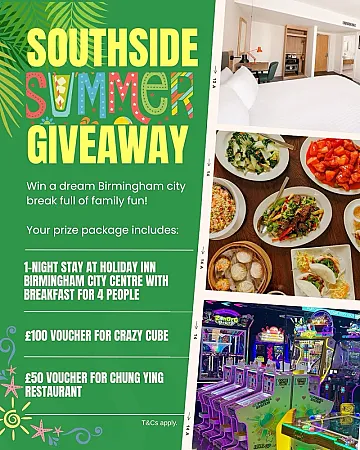 Prize image for Win a Dream Summer City Break in Birmingham City Centre