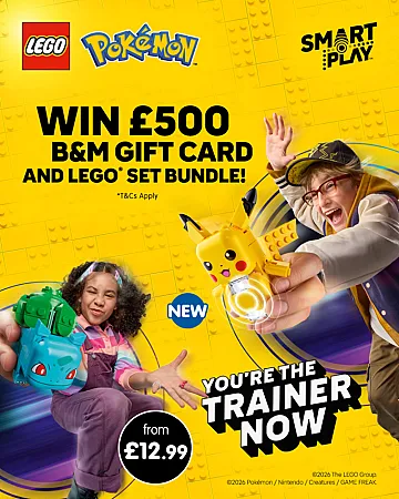 Prize image for Win a £500 B&M Gift Card & Pokémon LEGO Bundle