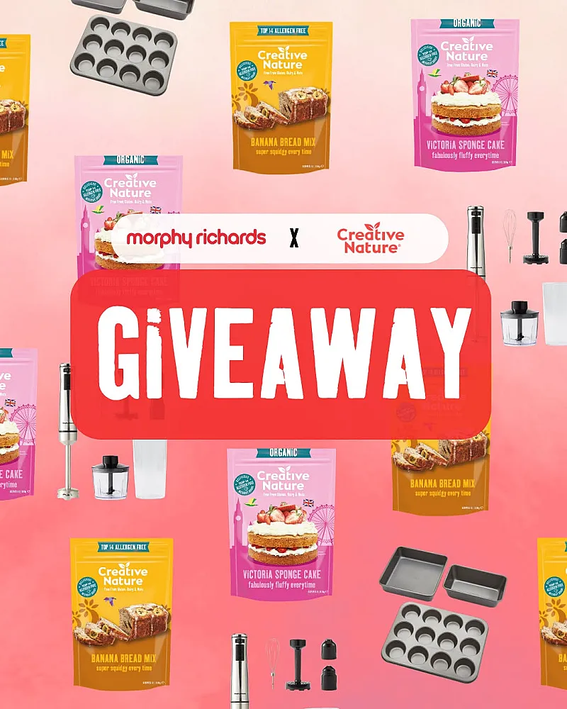 Win a Creative Nature Baking Bundle & a Morphy Richards Hand Blender Set