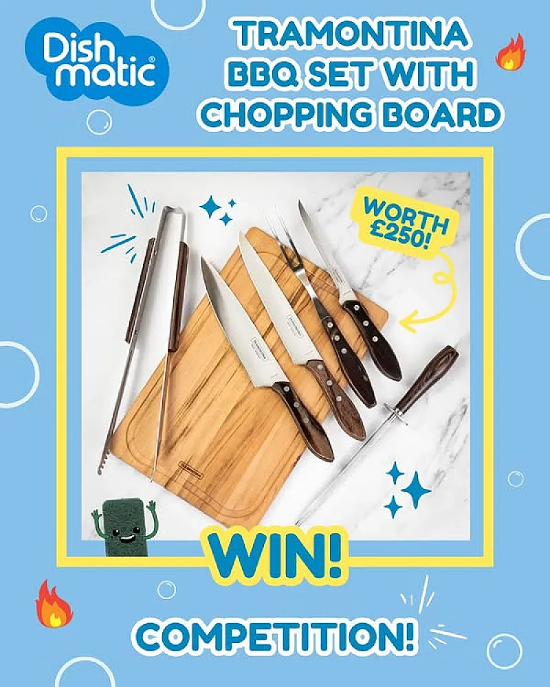 Win a Tramontina BBQ Set with Chopping Board worth £250!