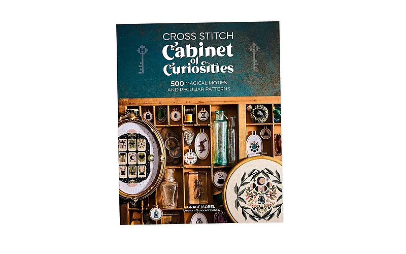 Win Cross Stitch Cabinet of Curiosities by Grace Isobel of Innocent Bones