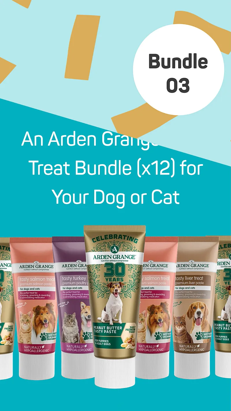 Win an Arden Grange Tasty Treat Bundle for Your Cat or Dog!