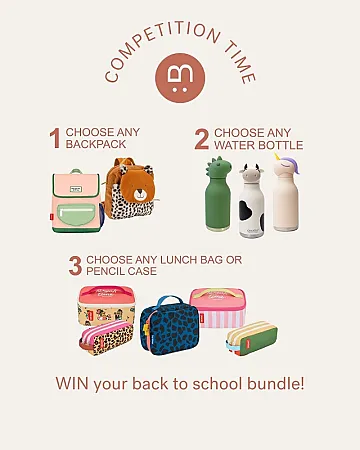 Prize image for Win a Backpack, Water Bottle and a Lunch Bag or Pencil Case