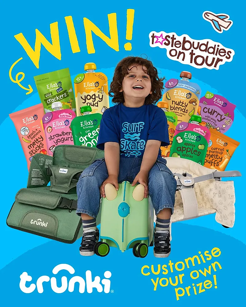 Win Ella's Ready Meals and a Trunki Ride on Travel Case plus Travel Seats