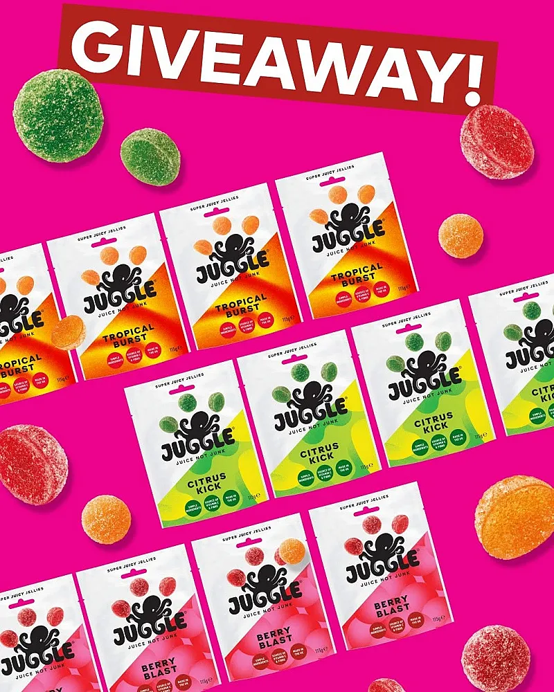 Win 4 Bags of Juggle Sweets
