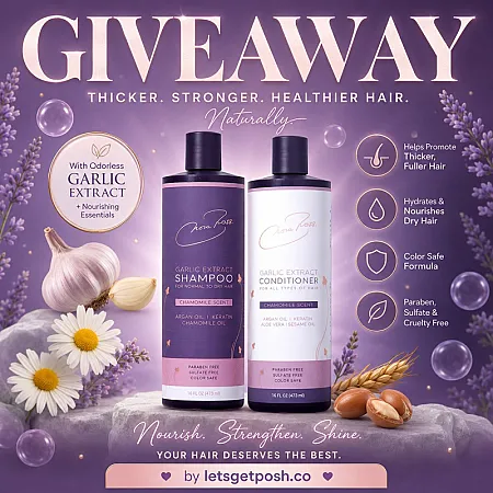 Win the Nora Ross Garlic Extract Hair Care Duo