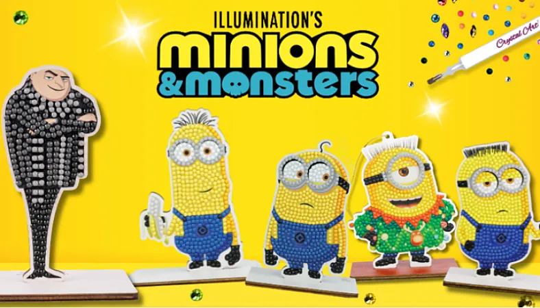 Prize image for Win The New Minions & Monsters Crystal Art® Buddies Bundle