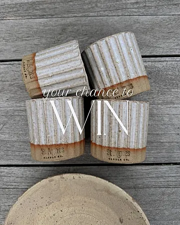 Prize image for Win Four Flat White Cups from St Agnes Candle Co