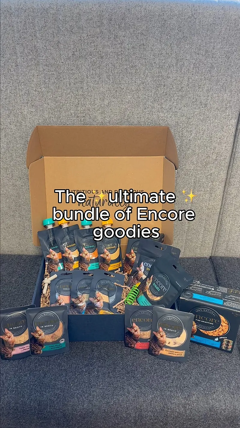Win a Bundle of Your Cat's Favourite Encore Goodies