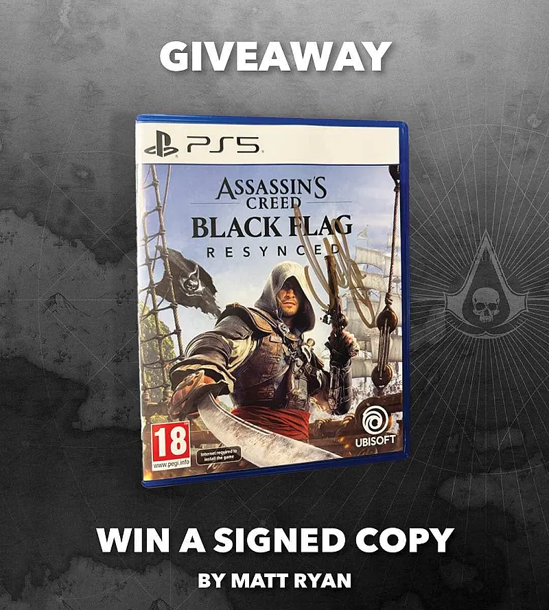 Win a Signed Copy of Assassin's Creed Black Flag Resynced on PS5