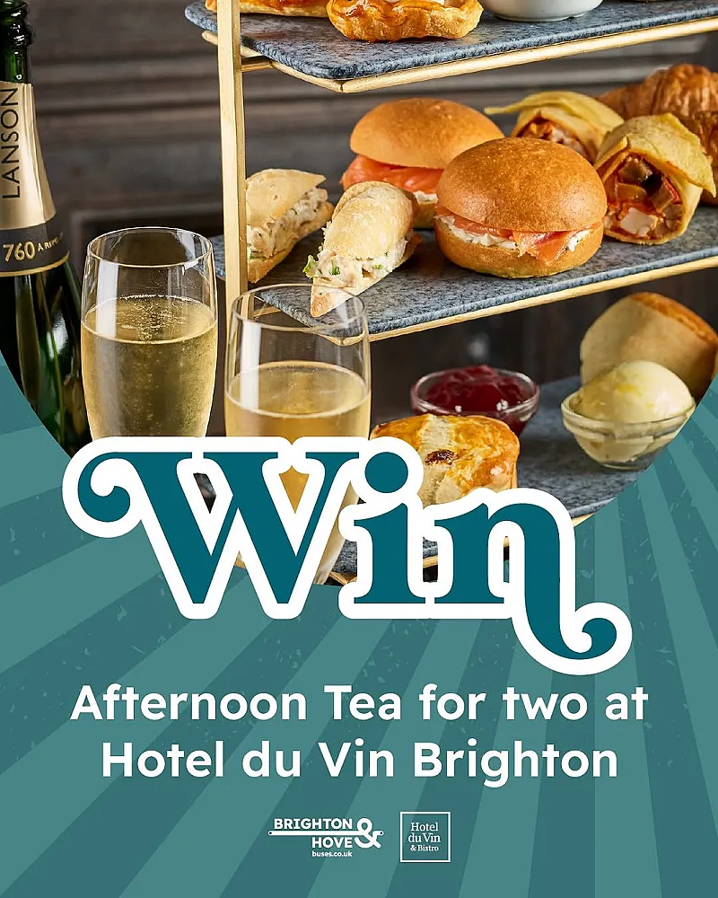 Win an Afternoon Tea For 2 at Hotel du Vin, Brighton