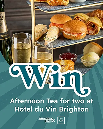 Prize image for Win an Afternoon Tea For 2 at Hotel du Vin, Brighton