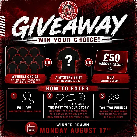 Prize image for Win an Arsenal Mystery Shirt or £50 Website Credit