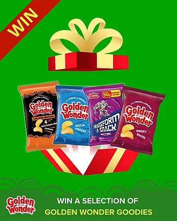 Prize image for Win a tasty selection of Golden Wonder goodies