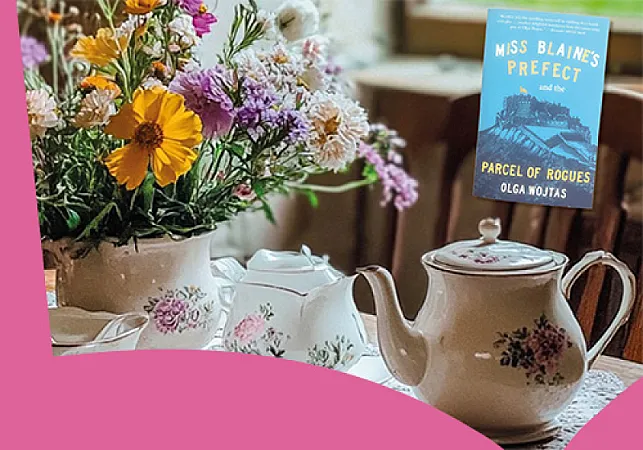 Prize image for Win a signed copy of Miss Blaine's Prefect and the Parcel of Rogues and afternoon tea for two