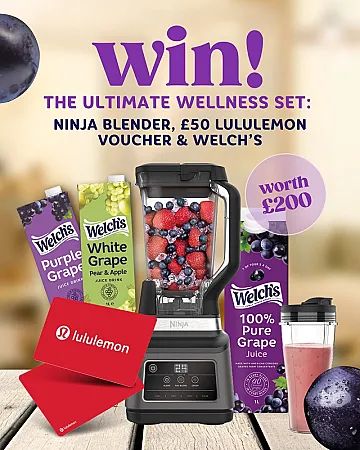 Prize image for Win a Ninja Blender, a £50 Lululemon Voucher and Welchs 100% Pure Grape Juice