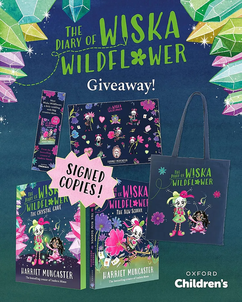 Win the Diary of Wiska Wildflower Book & Tote Bag Filled with Wiskling Goodies