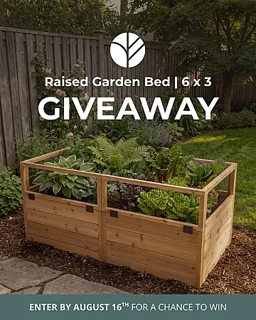 Prize image for Win a 63 Western Red Cedar Urban Garden Bed