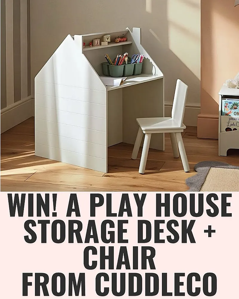 Win a Play House Storage Desk with Easel and Chair