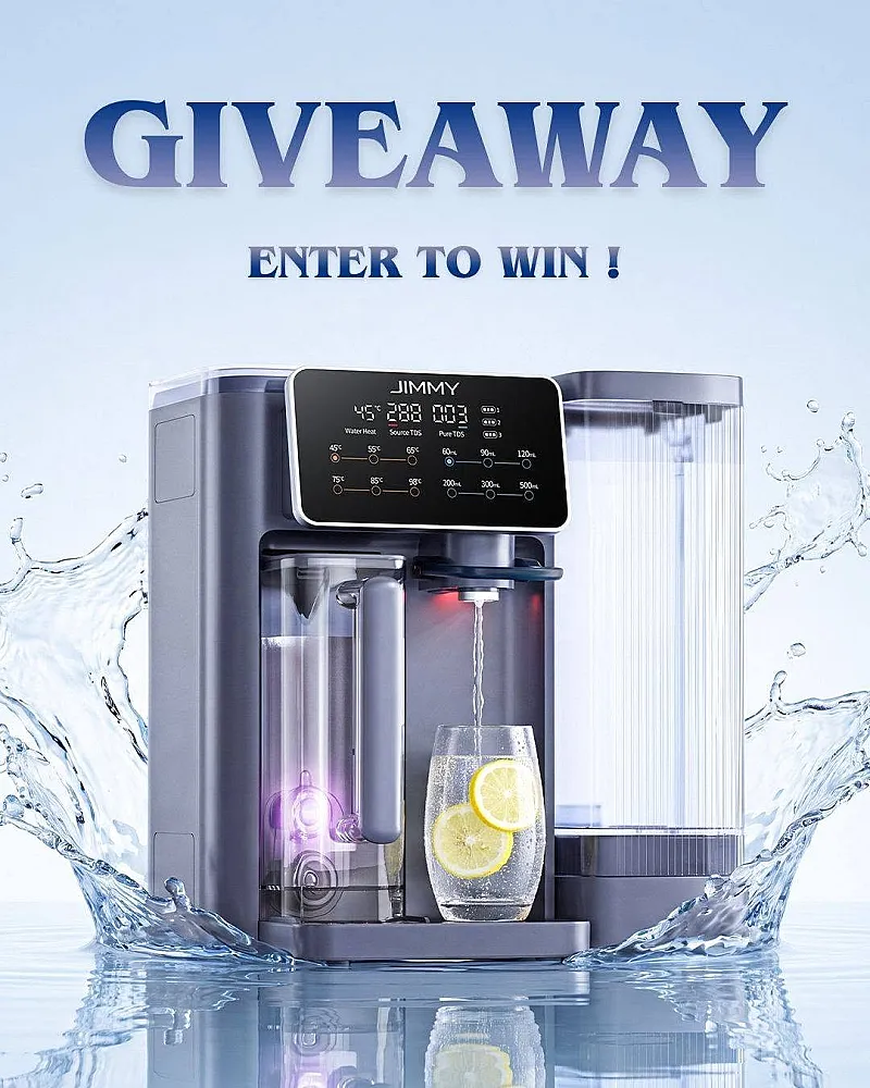 Win a JIMMY R9 Countertop Water Purifier
