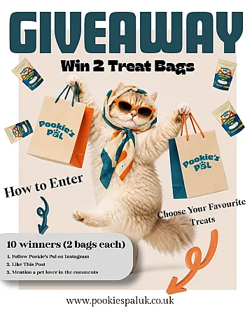 Win 2 Bags of Pookies Pal Freeze-Dried Pet Treats