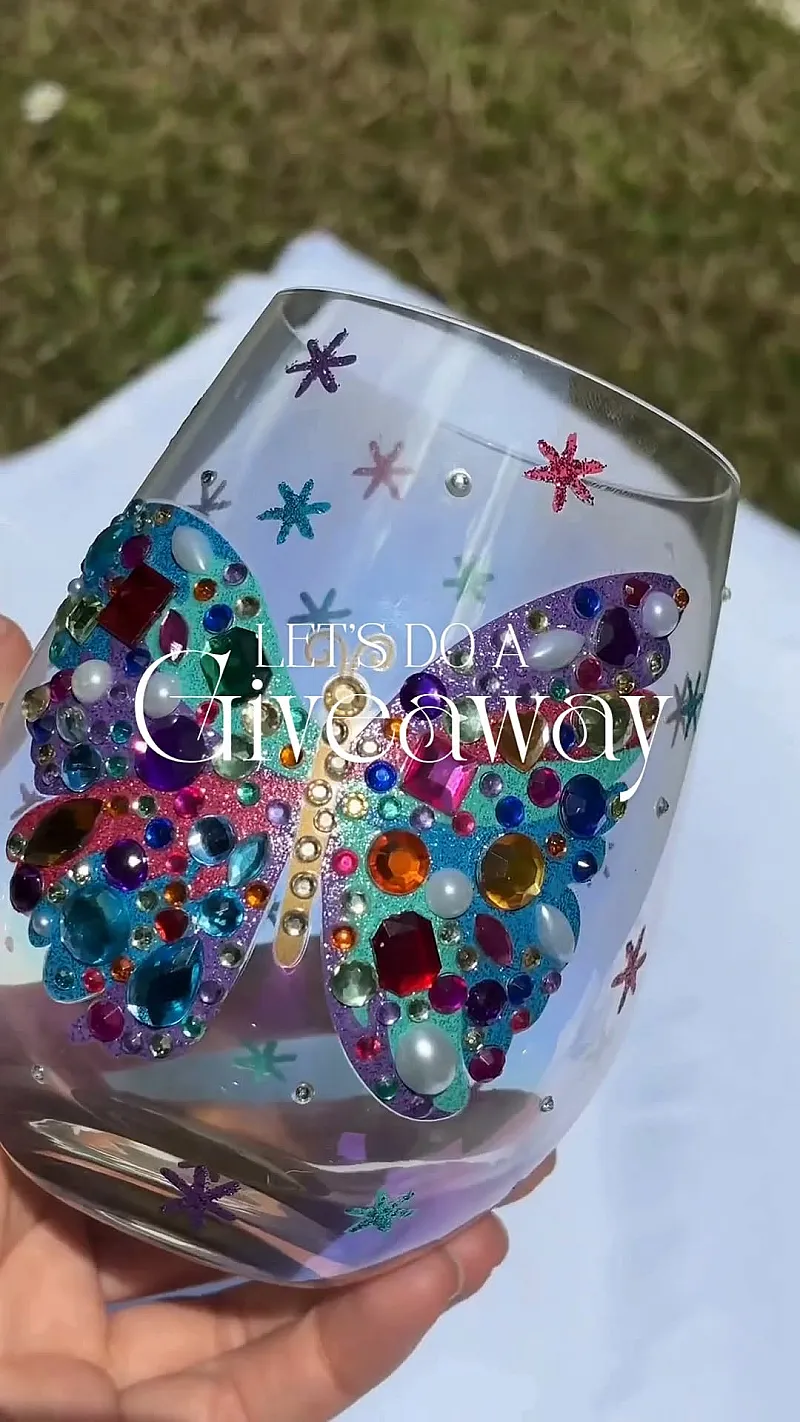 Win a dazzling Lolita Butterfly Stemless Glass