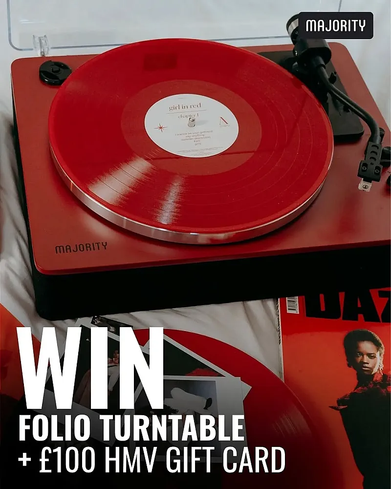 Win a Majority Folio Turntable + HMV Gift Card