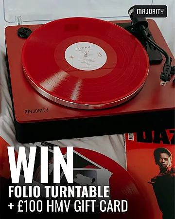 Win a Majority Folio Turntable + HMV Gift Card