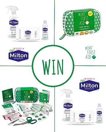 Prize image for Win an antibacterial bundle from Milton and a Mini First Aid Kit