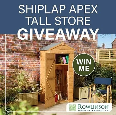 Win a Shiplap Apex Tall Garden Store