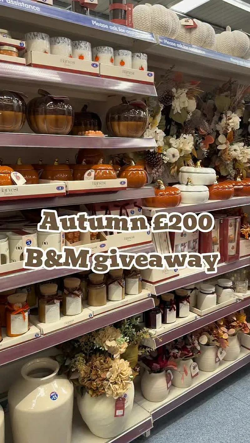 Win a £200 B&M voucher