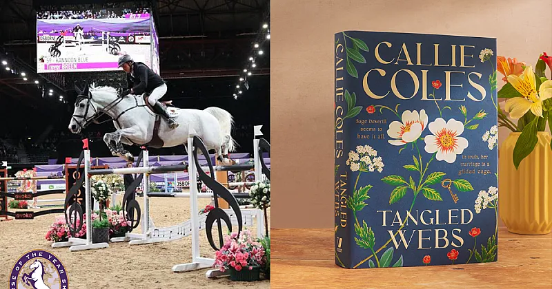Win tickets to HOYS and a signed copy of TANGLED WEBS by Callie Coles