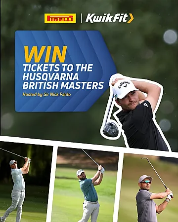 Prize image for Win tickets to the 2026 Husqvarna British Masters Hosted by Sir Nick Faldo