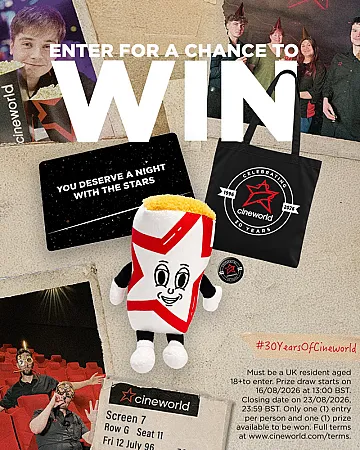 Prize image for Win a Cineworld 30-Year Merchandise Bundle