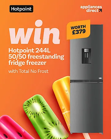Prize image for Win a Hotpoint 244L 50/50 Freestanding Fridge Freezer