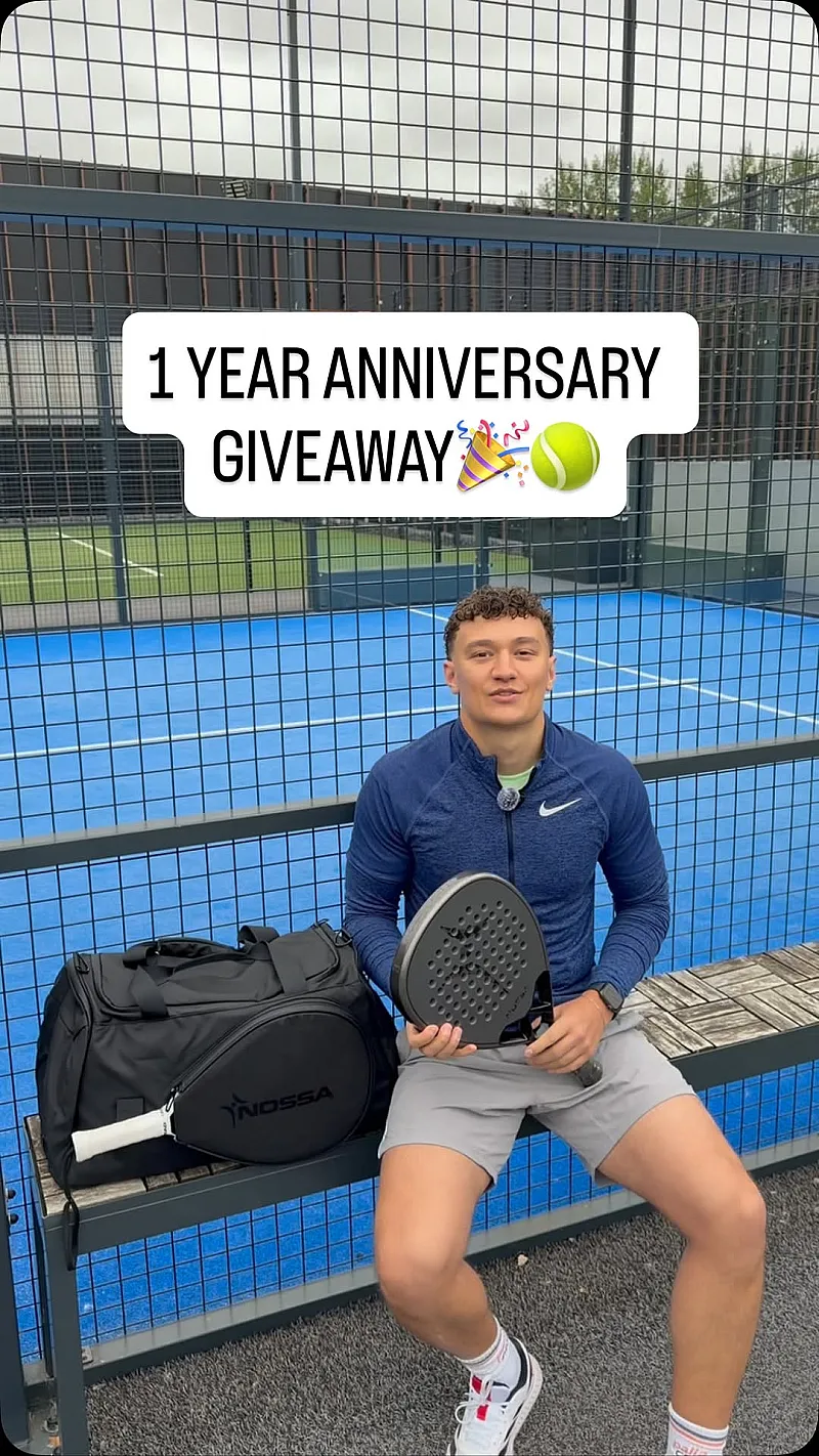 Win a Nossa Core Padel Racket and Hybrid Bag