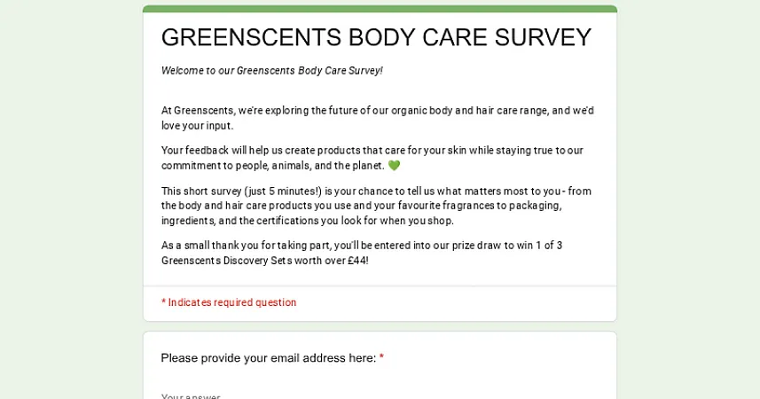 Prize image for Win 1 of 3 Greenscents Discovery Sets worth over £44