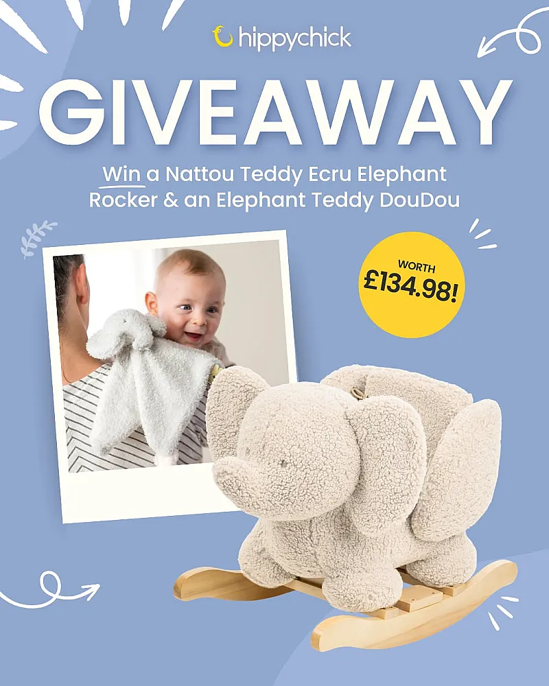 Win a Nattou Teddy Ecru Elephant Rocker & an Elephant Teddy DouDou