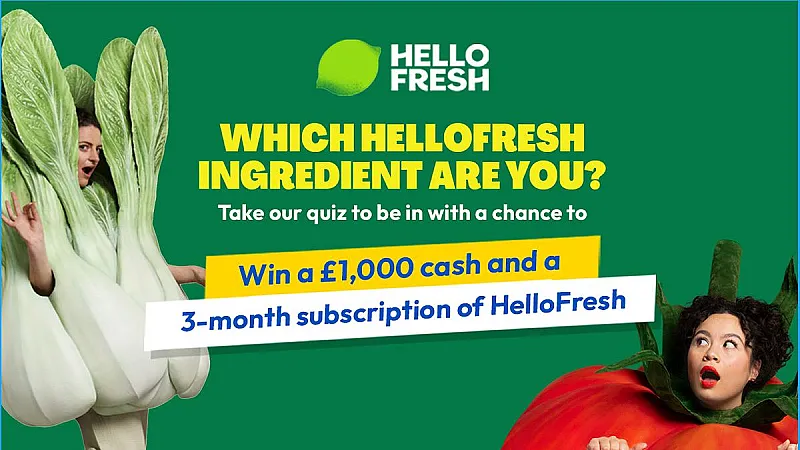 Win £1,000 & 3-Month Subscription to HelloFresh