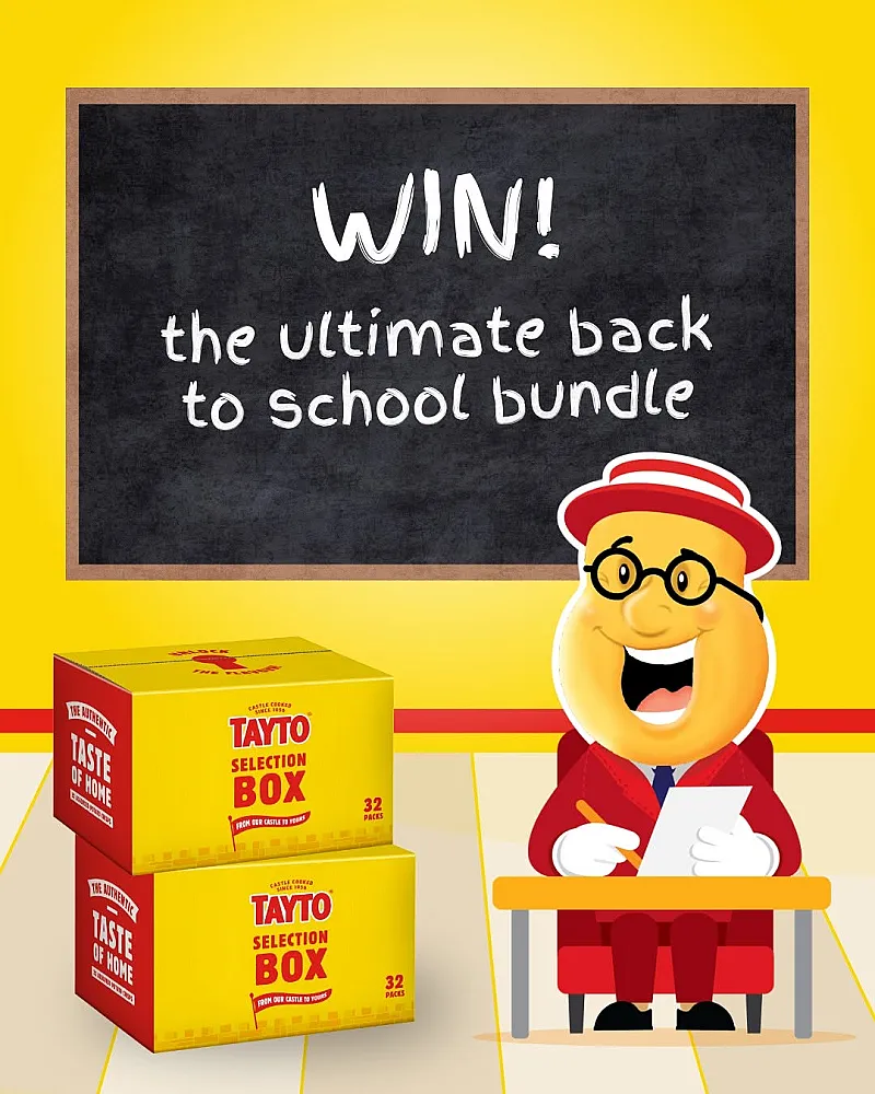 Win a selection box of Tayto crisps