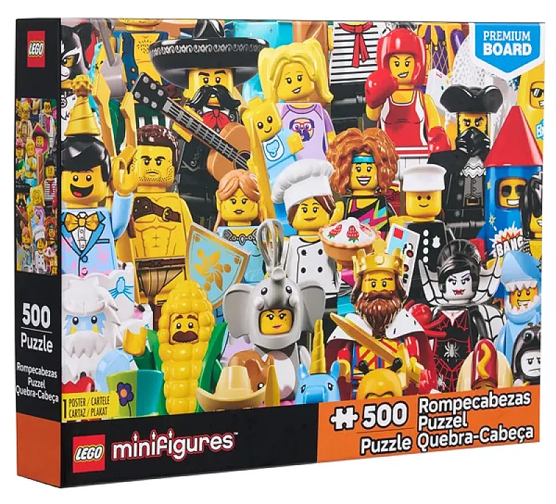 Win 1 of 5 LEGO® Minifigures Collage Puzzles