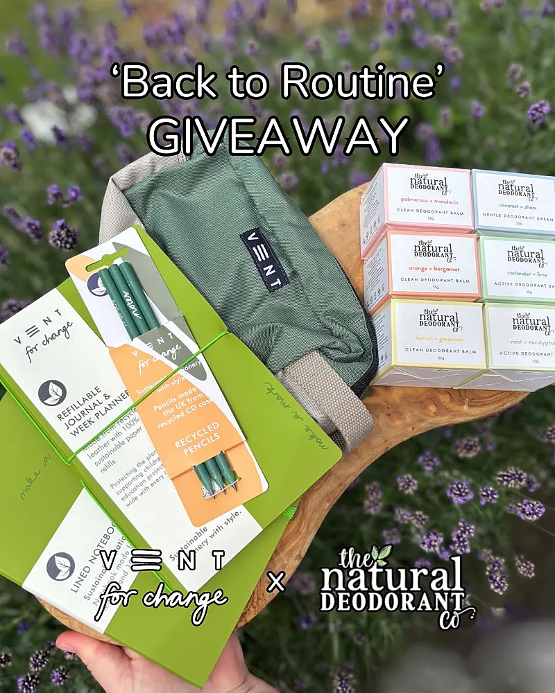 Win a Year's Supply of Natural Deodorant & Stationery