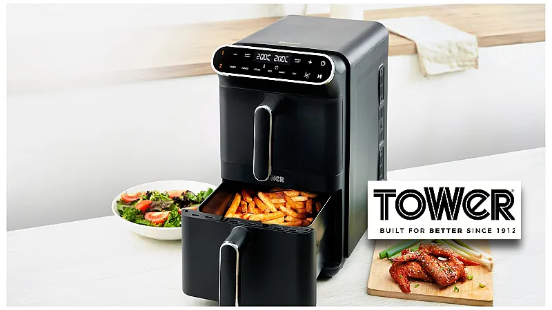 Win 1 of 4 Tower Dual Layer Air Fryers