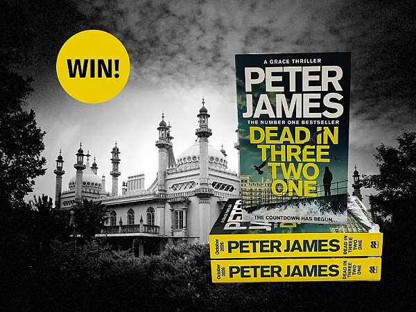 Win an advance proof of Peter James’ new thriller, Dead in Three Two One!