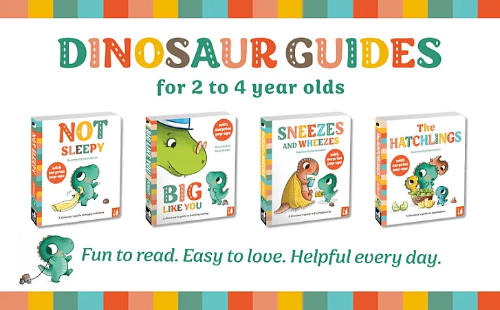 Win a bundle of all four DINOSAUR GUIDES for 2-4 year-olds
