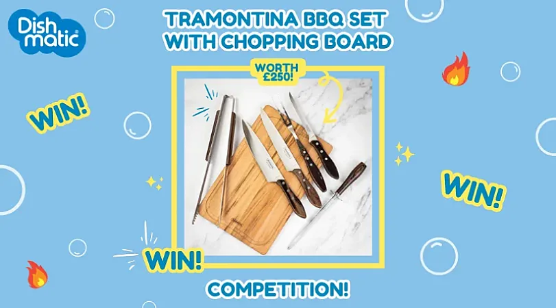 Prize image for Win a £250 Tramontina BBQ Set with Chopping Board