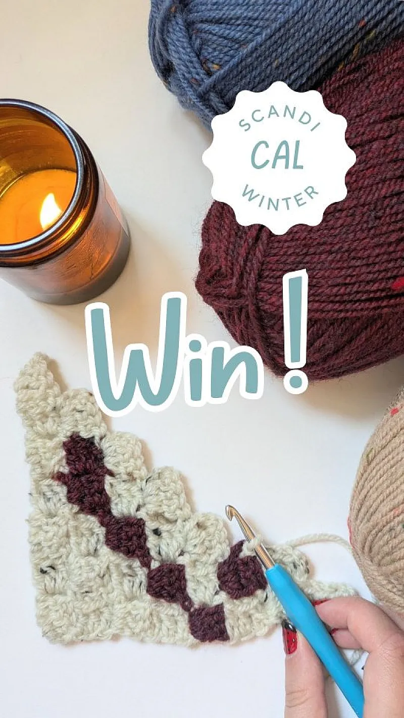 Win a Scandi Winter Blanket Crochet Kit