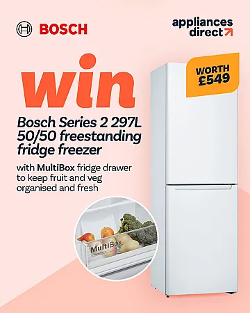 Win a Bosch Series 2 Fridge Freezer