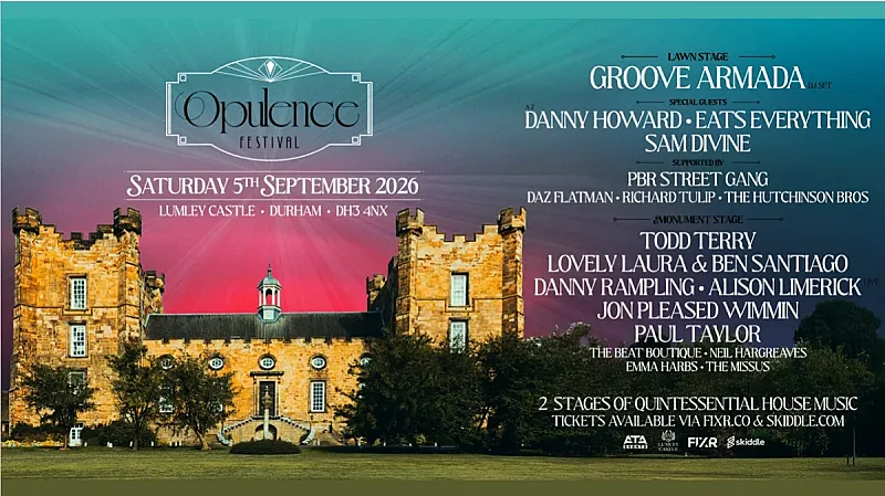 Win tickets to see Groove Armada & more at Lumley Castle