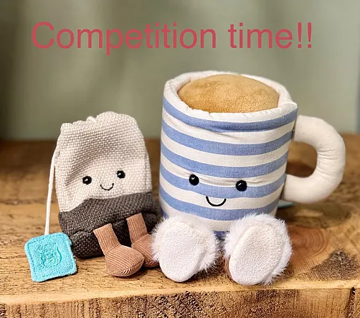 Win a Jellycat Amuseables Steepy Teabag AND Rosie Lea Mug of Tea